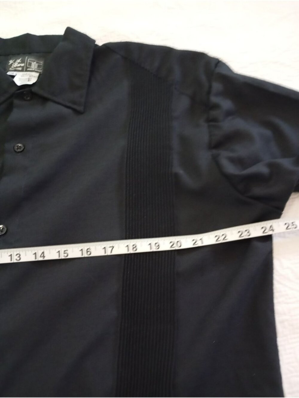 Y.A Bera Guayabera Shirt XXL Button-Up Mens Pocket Design Linen Cotton Blend - Picture 7 of 9